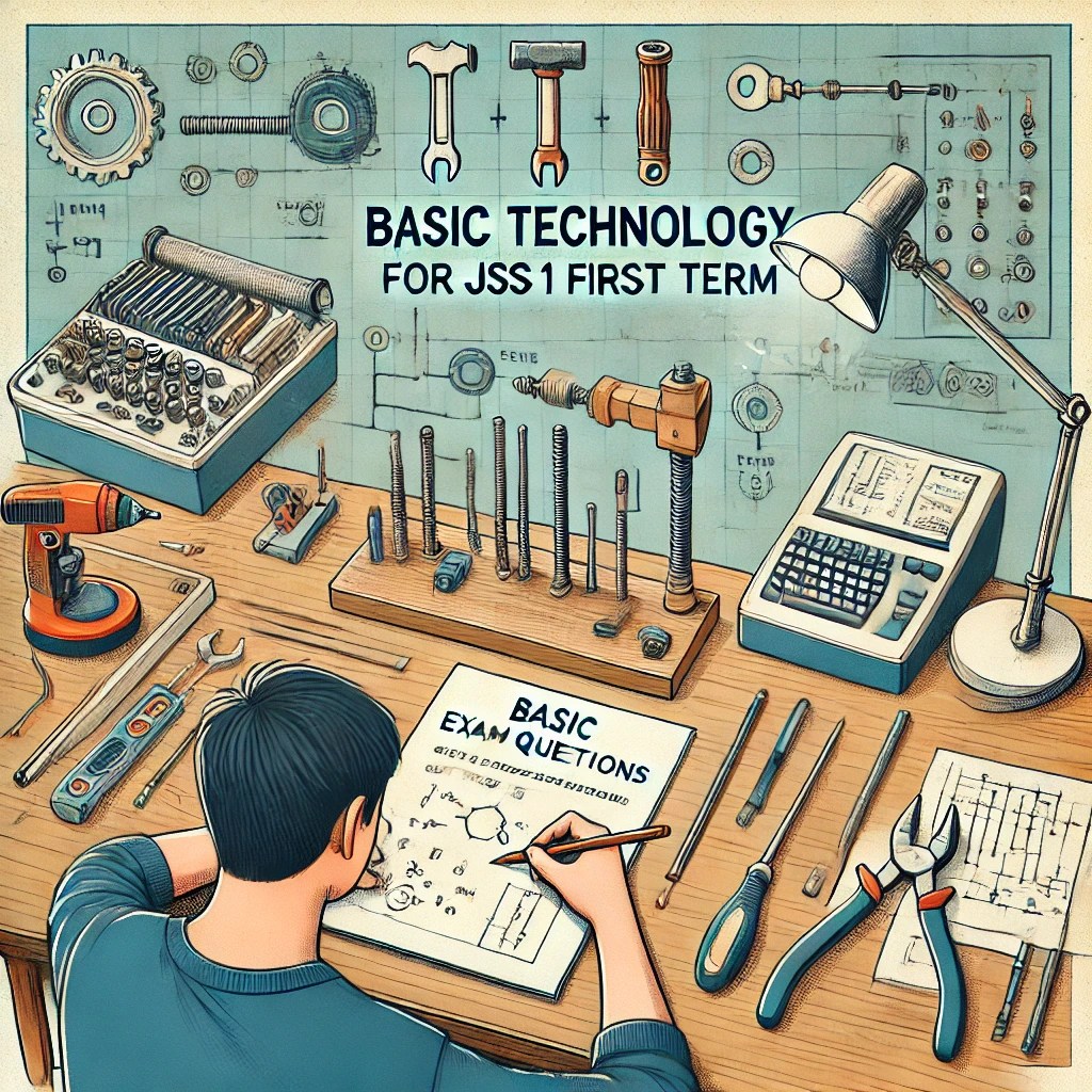 Basic Technology Exam Questions for JSS1 First Term