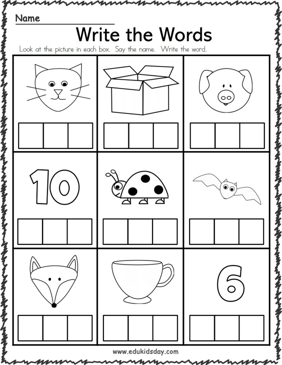 free printable worksheets for kindergarten edukidsdaycom