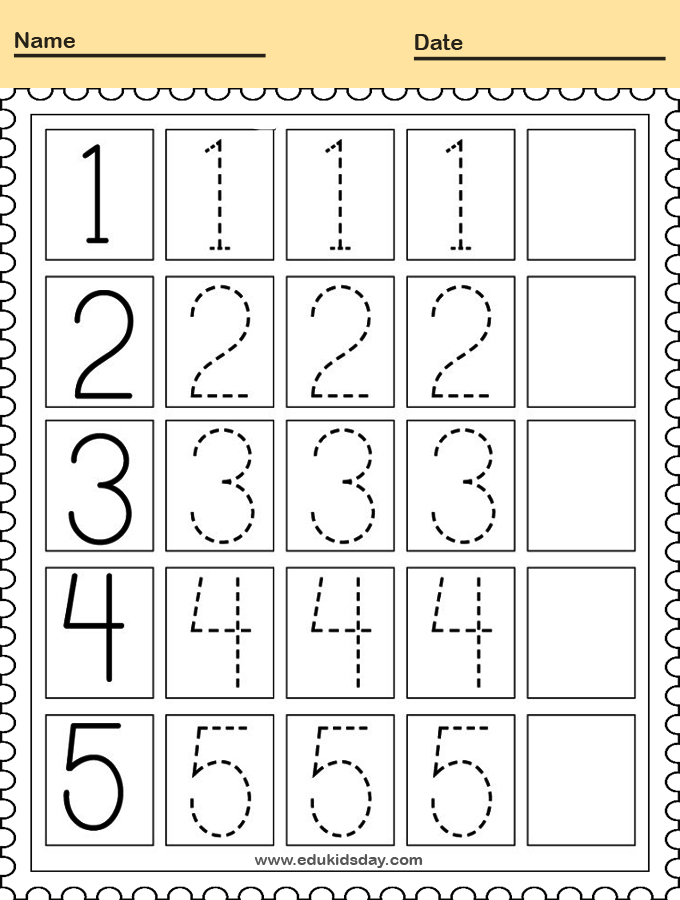 Free printable kindergarten math worksheets