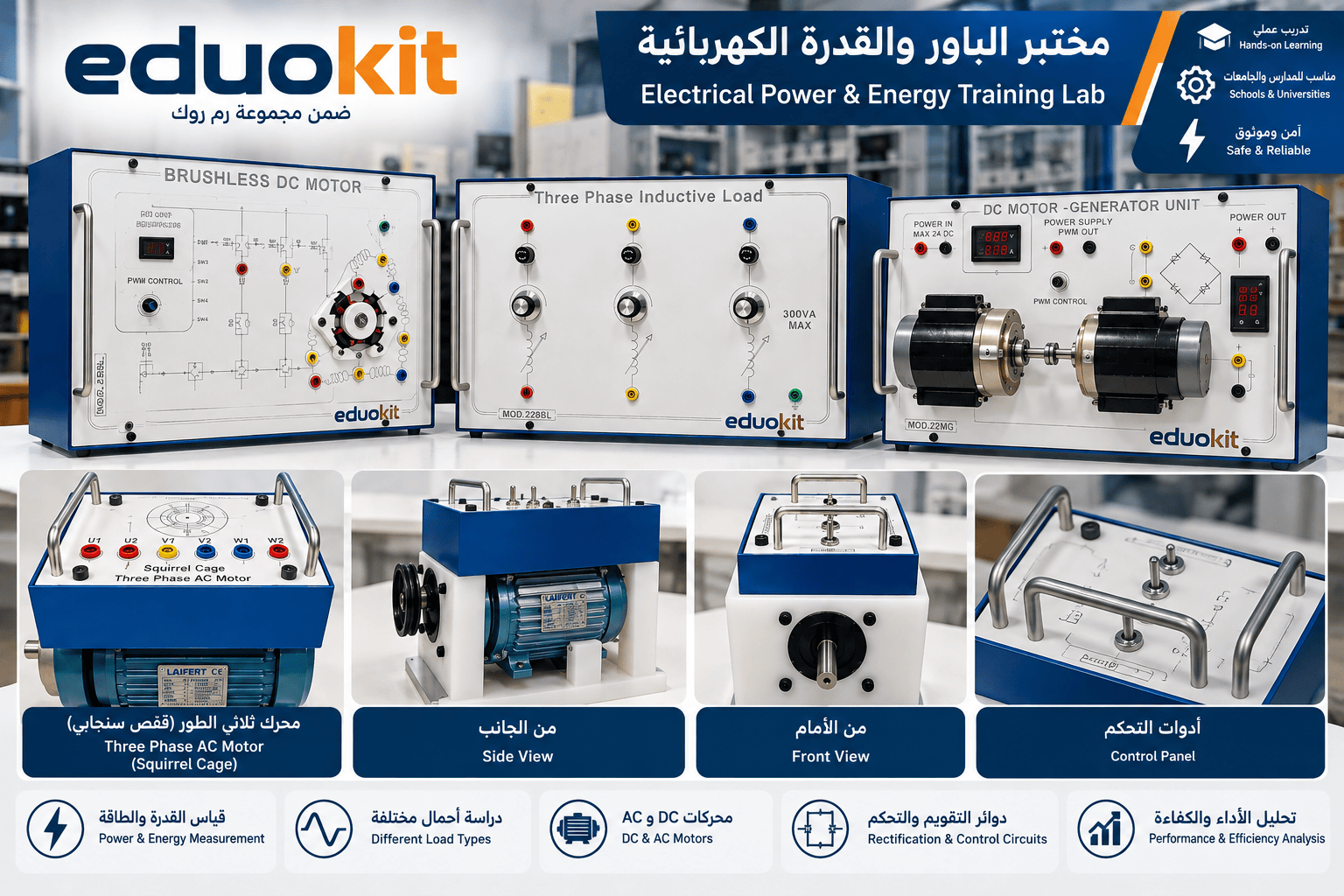 Eduokit Electrical Power and Energy Training Lab