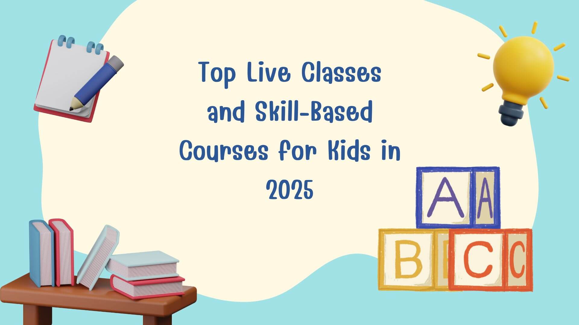 Blue Colorful Cute School Library Introduction Presentation (1)