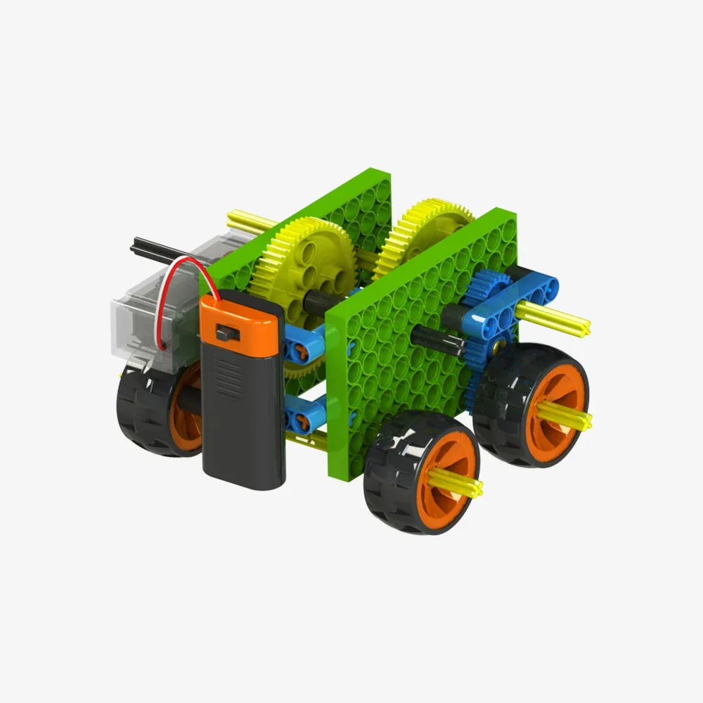 Blix Discovering Motion STEM kit project built by kids in India – hands-on learning of motion, gears, and simple machines through fun engineering activities.