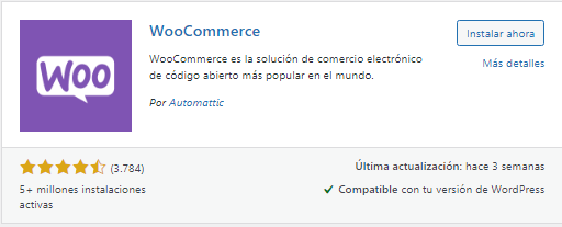 plugin WooCommerce