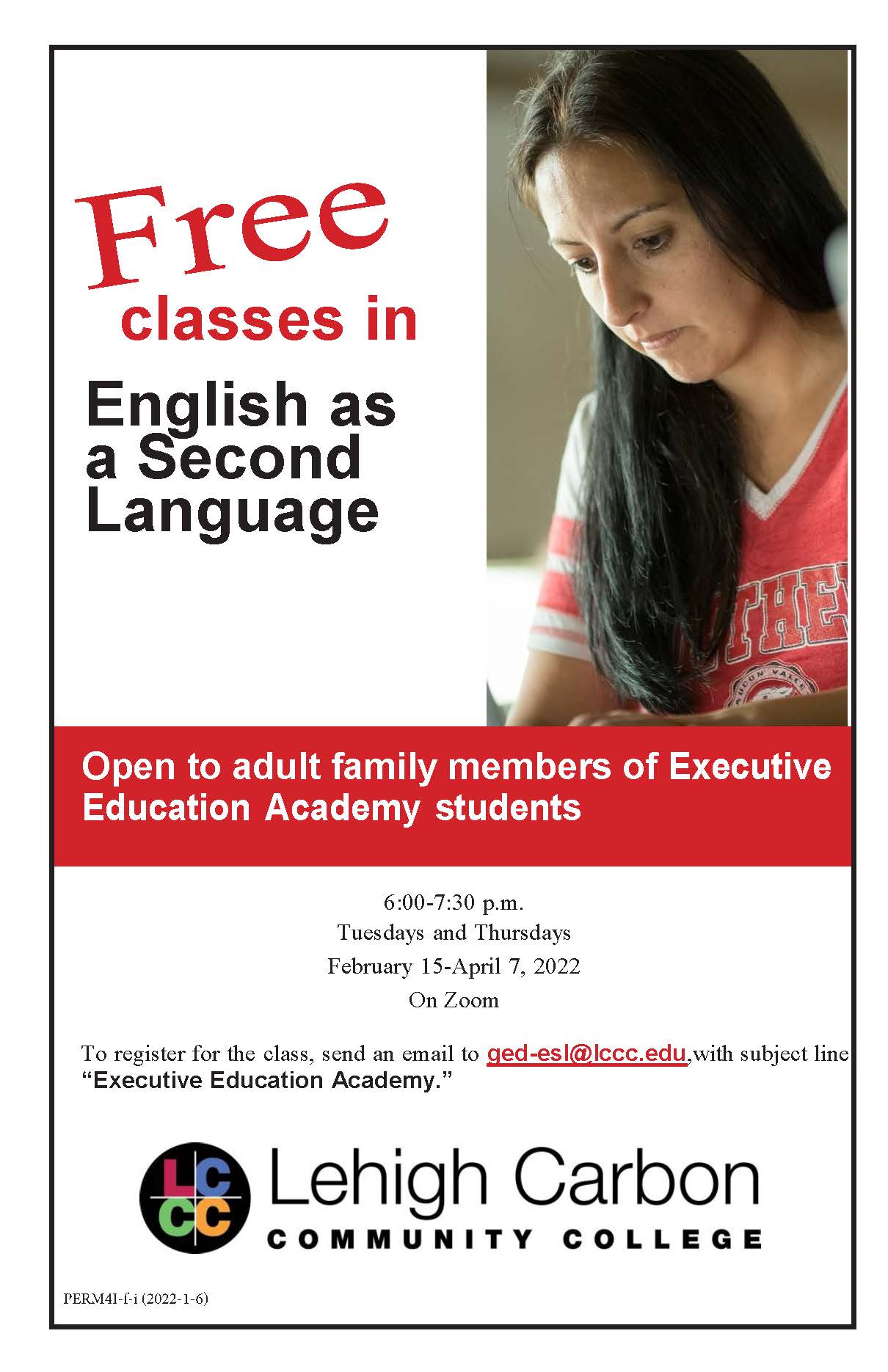 Free classes in english as a second language