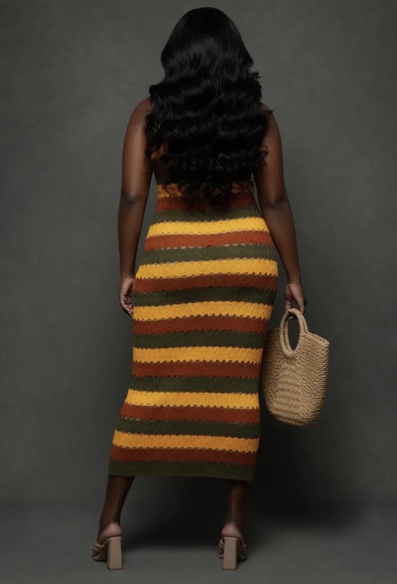 Color My Body Knit Maxi Dress - Image 3