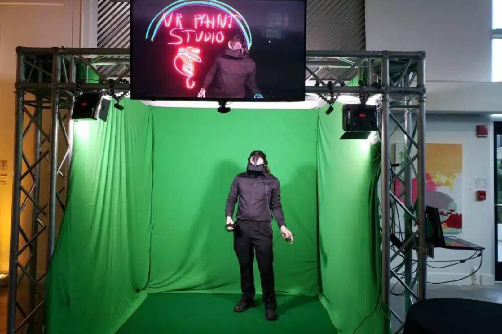 Mixed reality paint studio
