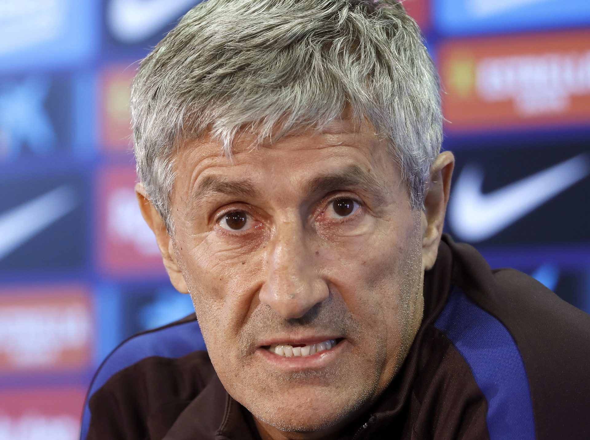 El técnico Quique Setién, que sustituye a Emery en el banquillo del Villarreal.