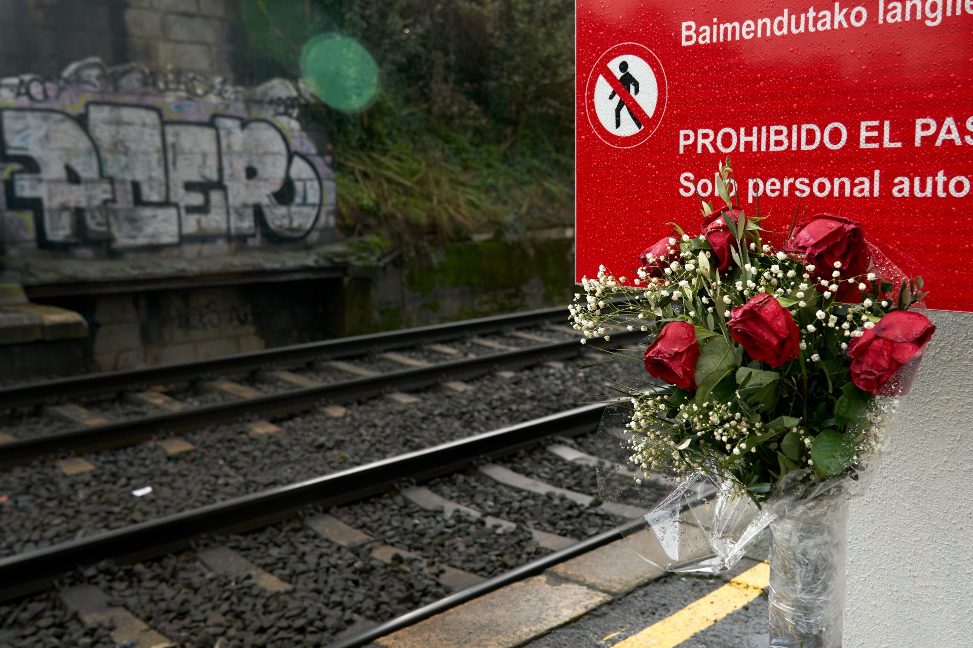 Víctimas de arrollamientos de tren