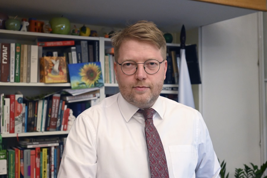 El líder opositor ruso Nikolái Ribakov