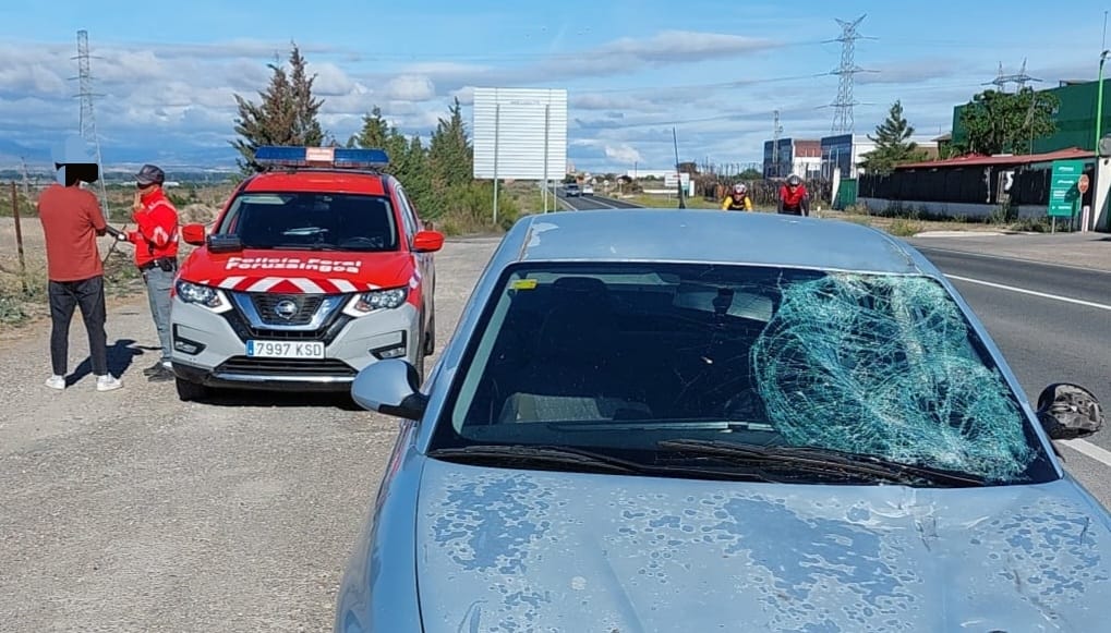 Varios ciclistas han resultado atropellados y tres de ellos heridos, uno muy grave, en Cadreita