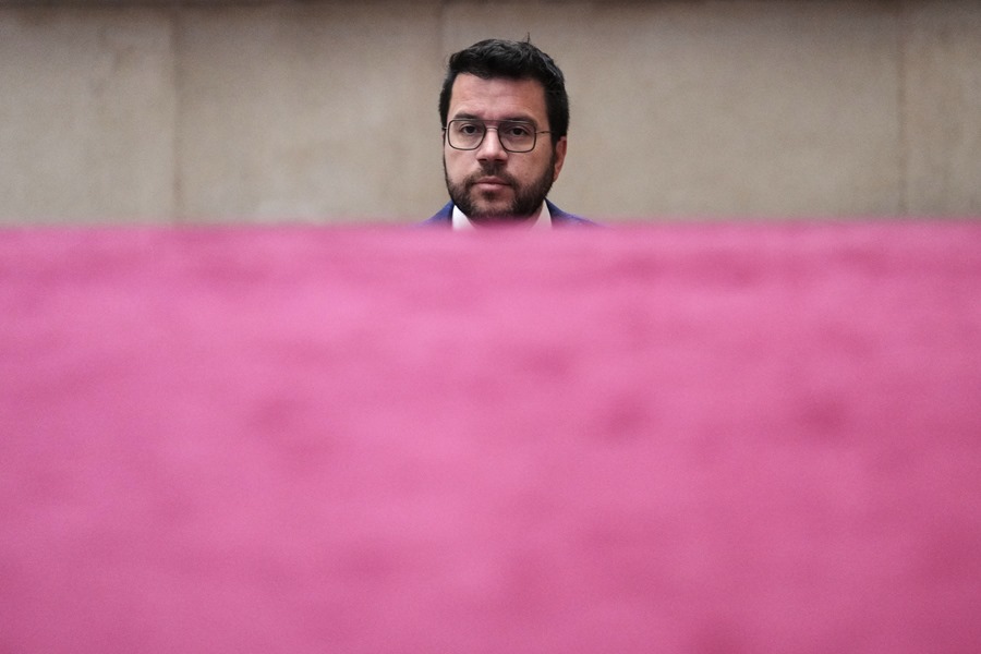 El presidente de la Generalitat, Pere Aragonès.