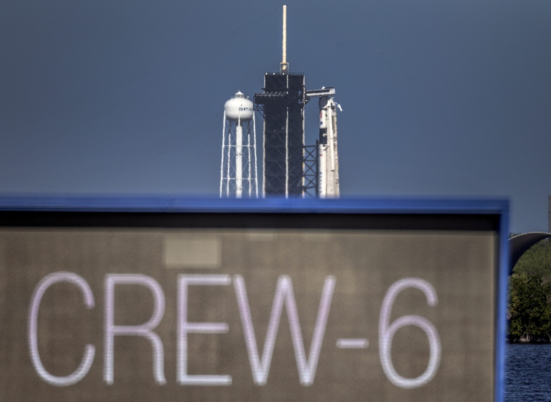 Vista de la cápsula Dragon de SpaceX con la misión Crew-6, en una fotografía de archivo. EFE/Cristóbal Herrera