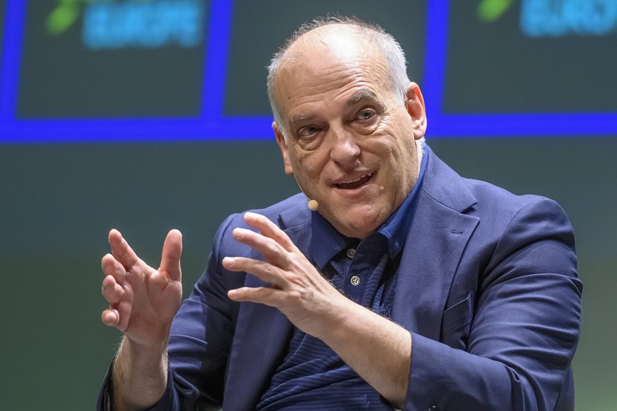 El presidente de LaLiga, Javier Tebas