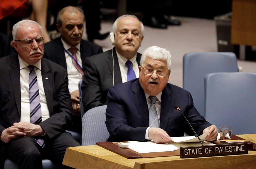 El presidente de la Autoridad Nacional Palestina, Mahmud Abás