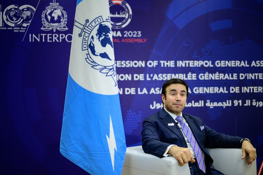 El presidente de Interpol dice que el crimen organizado alcanza proporciones de "pandemia",