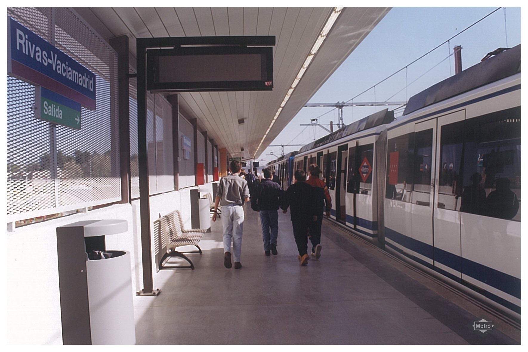 El Metro a Arganda cumple 25 años, el primer tramo que llegó fuera de la capital