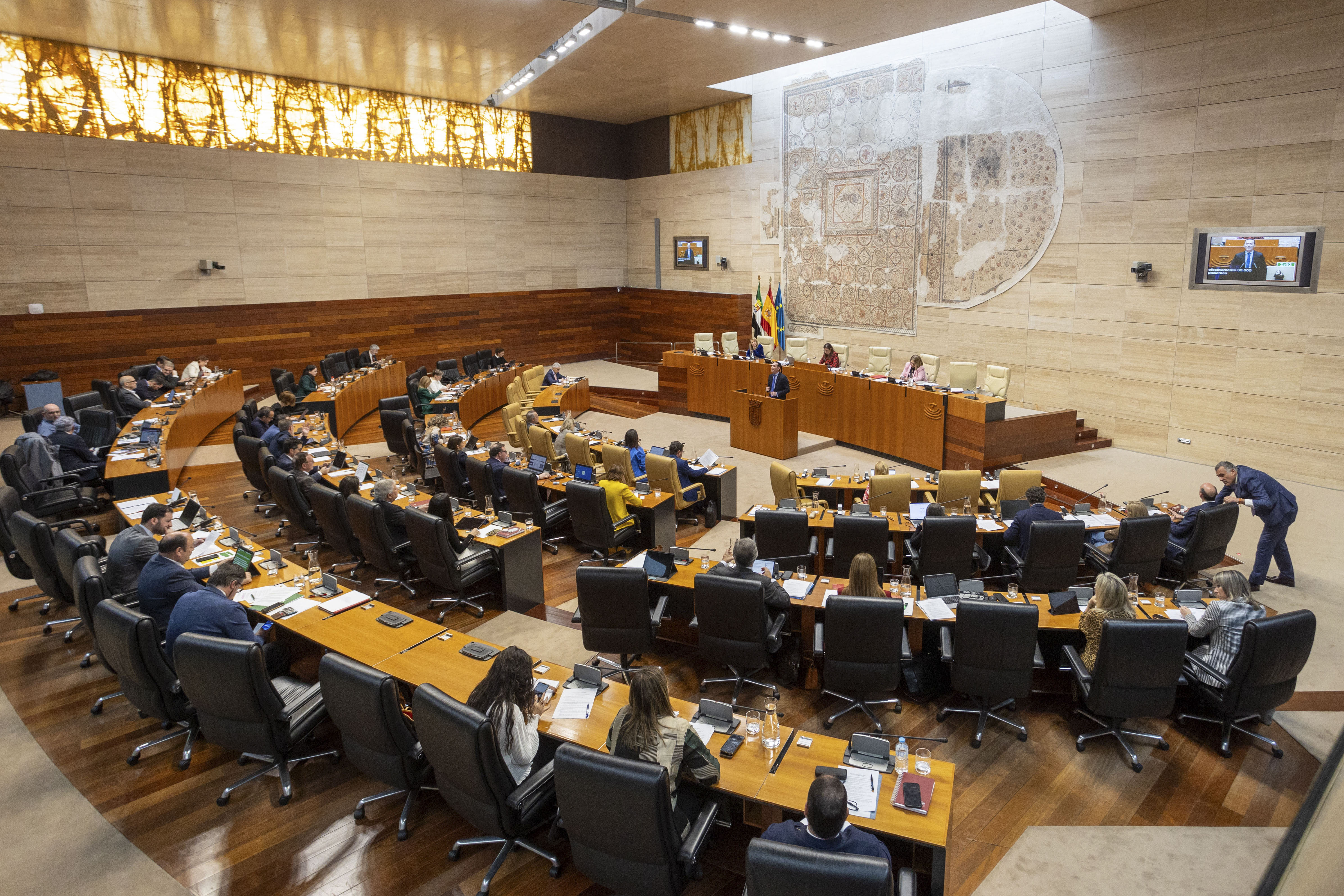 El acuerdo unánime sobre la creación de una comisión de investigación sobre el proyecto de regadíos de Tierra de Barros, que saldrá adelante, no ha impedido que durante el debate hayan vuelto a aparecer las diferencias entre PP y VOX sobre su financiación, ni el enfrentamiento con los socialistas sobre "quien miente"