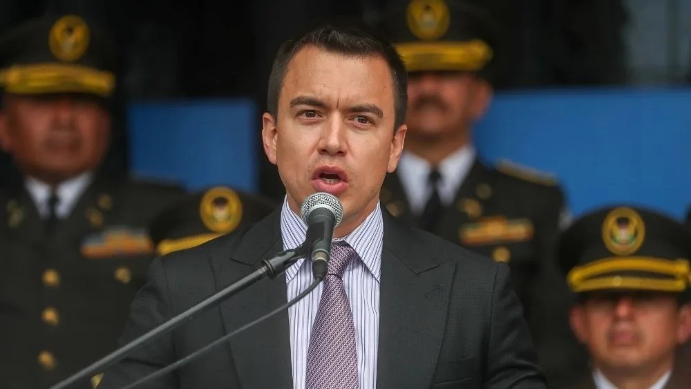 El presidente de Ecuador, Daniel Noboa, en una fotografía de archivo.