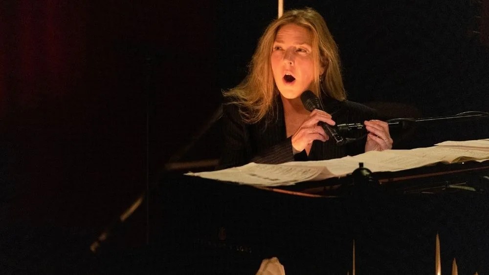 Imagen de Diana Krall en el festival de San Sebastián.