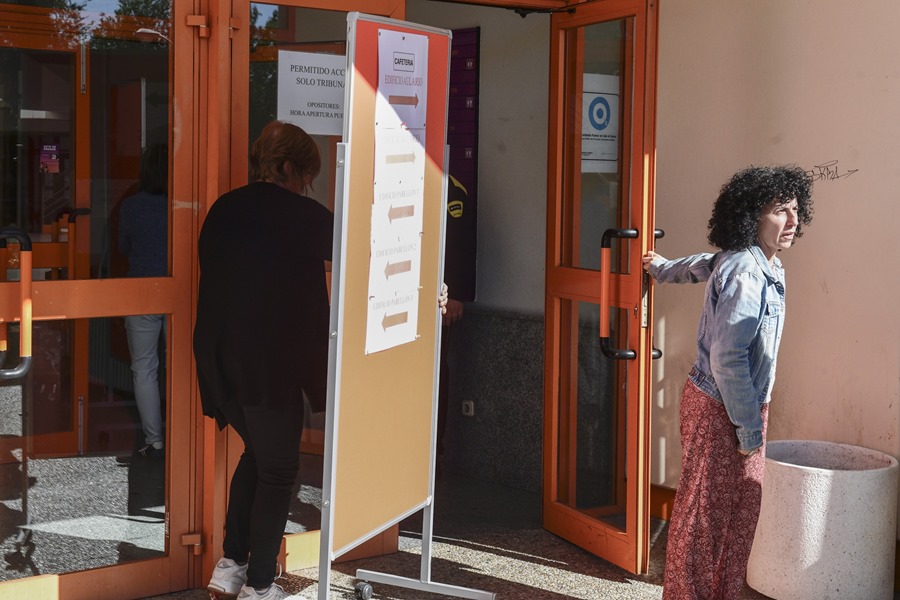 Facultad donde se realizaban las oposiciones de RTVE.