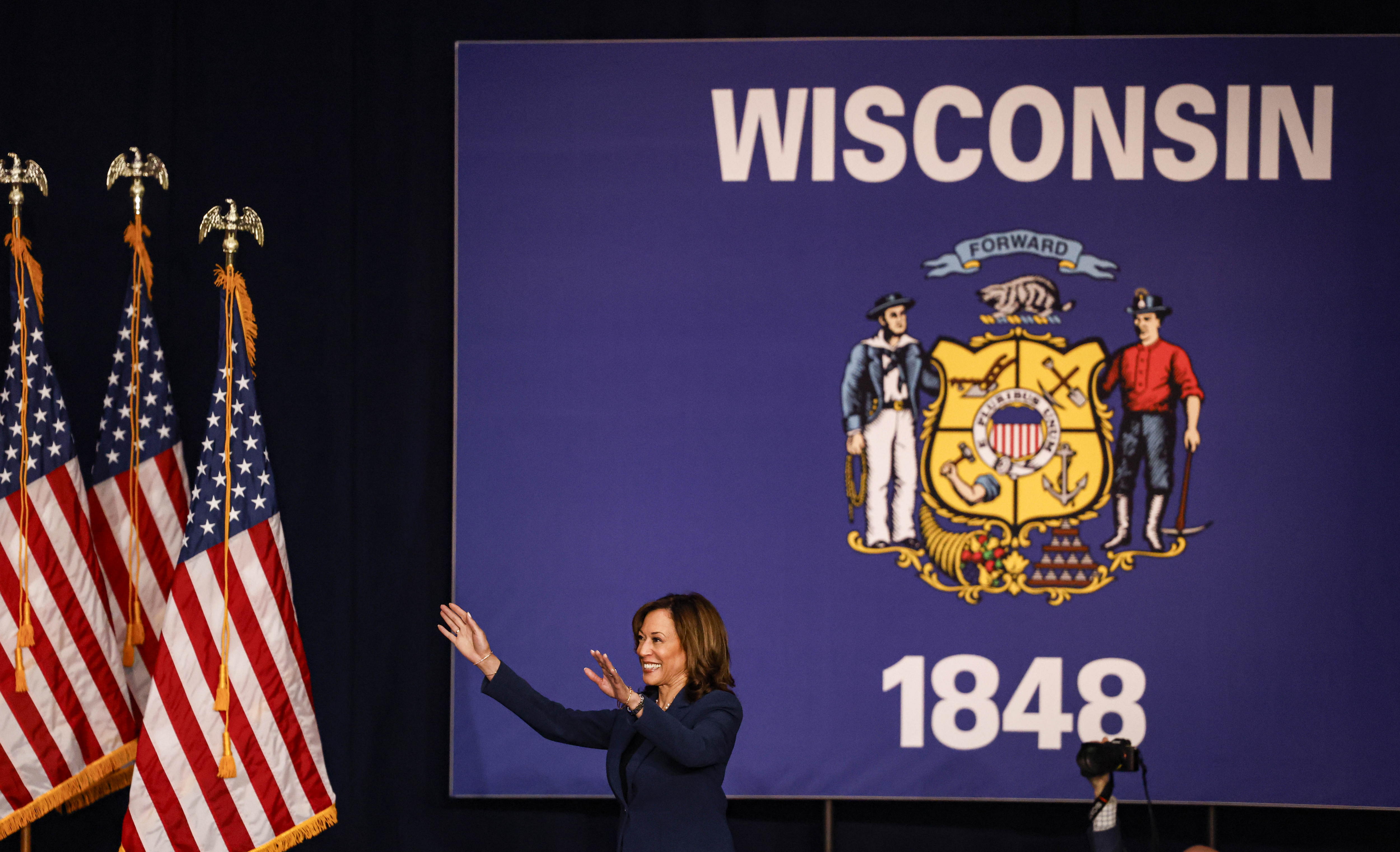 La vicepresidenta de Estados Unidos, Kamala Harris, en una fotografía de archivo. EFE/Jeffrey Phelps