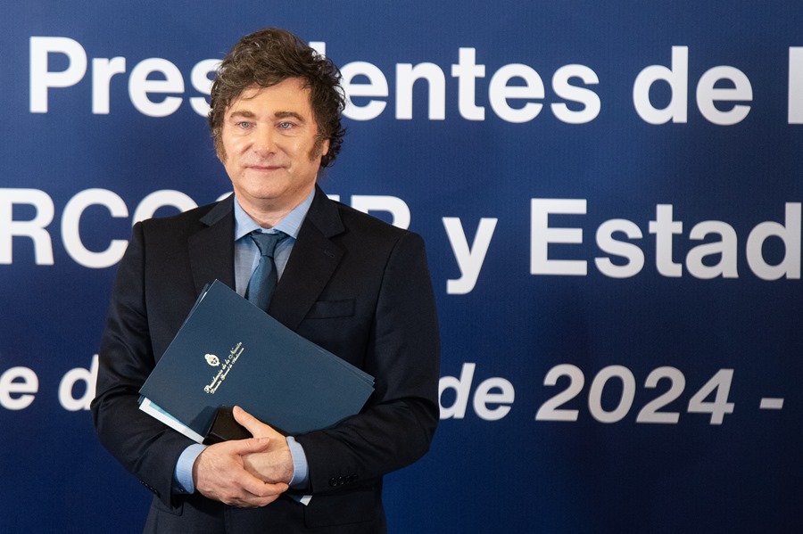 El presidente de Argentina, Javier Milei