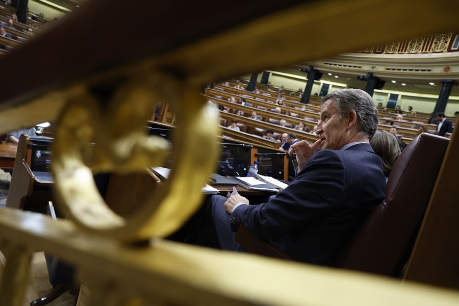 El líder del PP, Alberto Núñez Feijóo