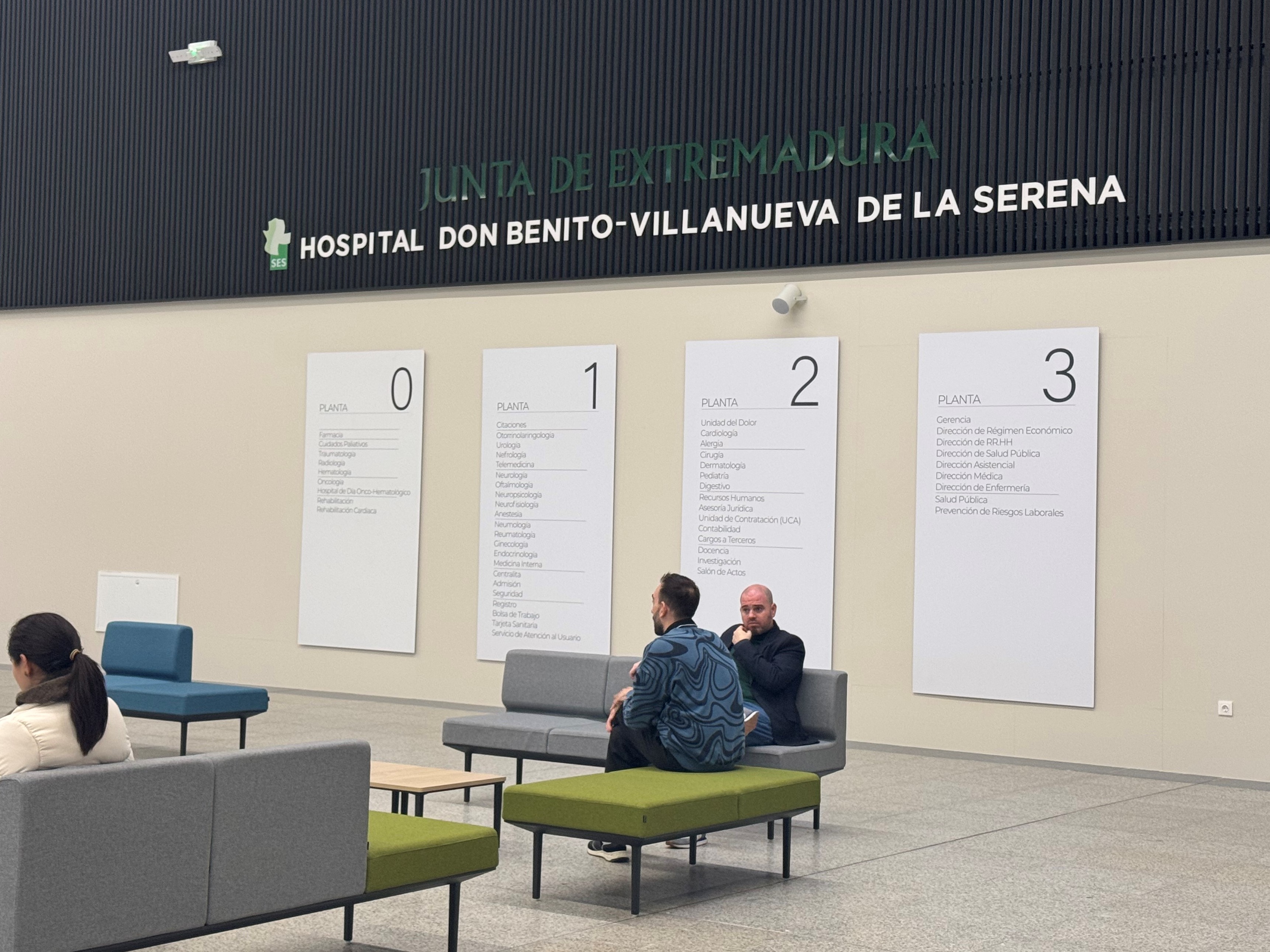 Imagen de una de las salas de la primera fase operativa del nuevo Hospital de Don Benito-Villanueva de la Serena. EFE/SAMUEL SÁNCHEZ