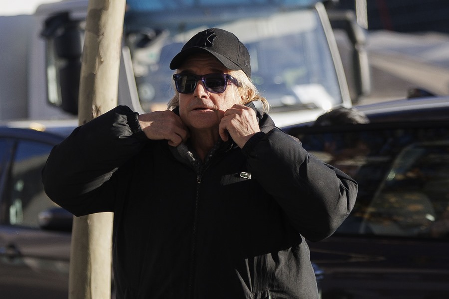 El productor musical Nacho Cano a su llegada, este lunes, a los juzgados de Plaza de Castilla