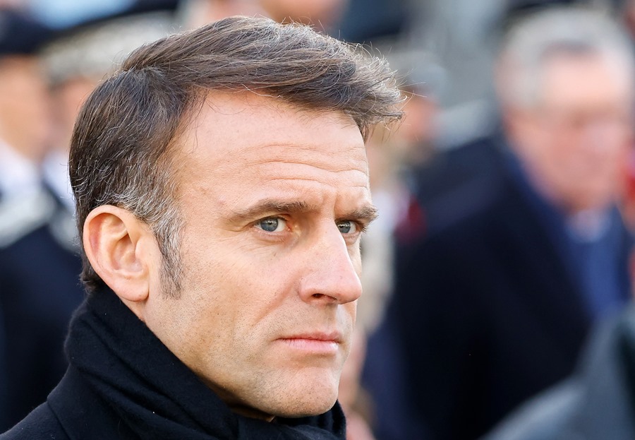 Macron alto el fuego