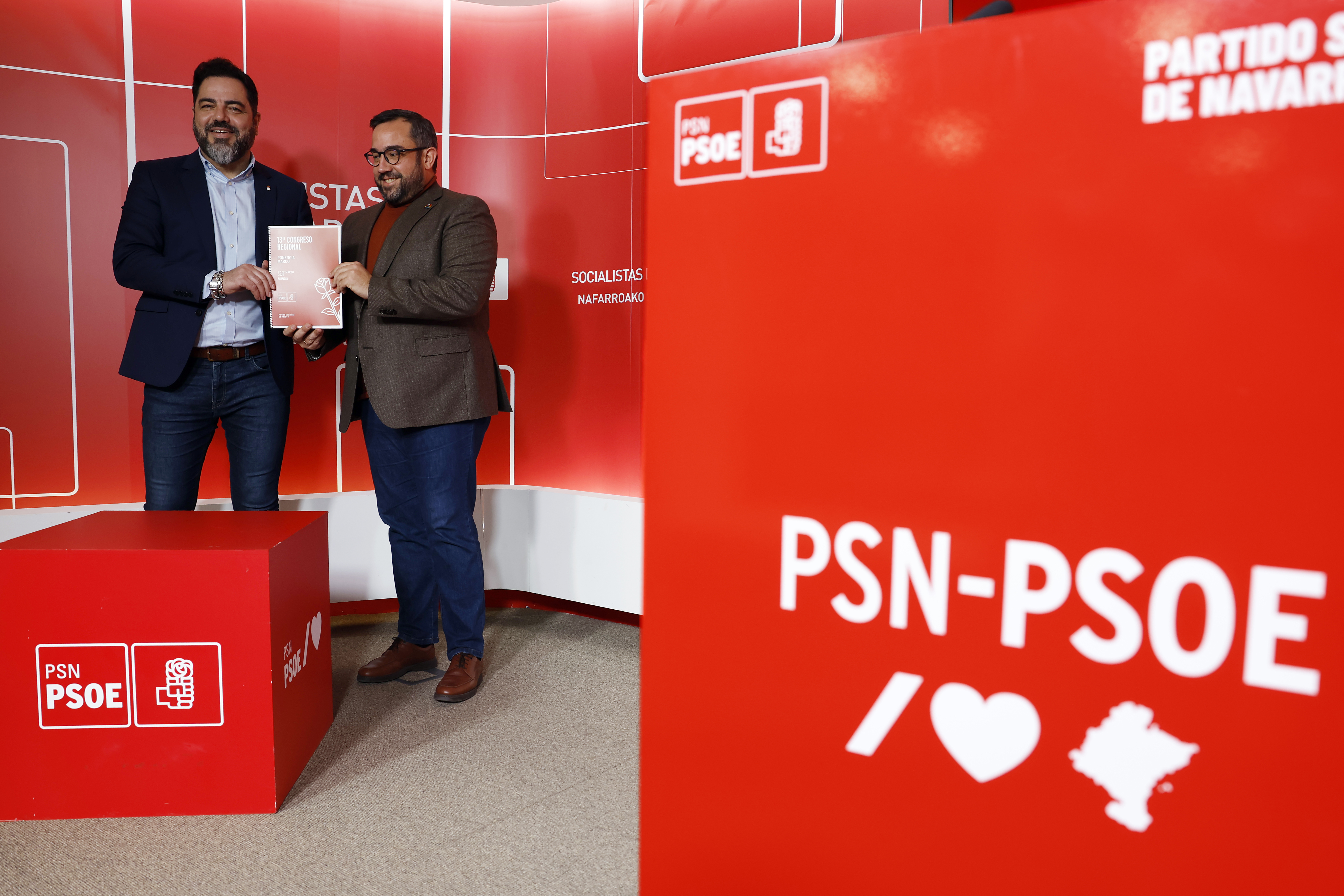 Imagen de la presentación del XIII Congreso Regional del PSN que se celebrará el 22 de marzo