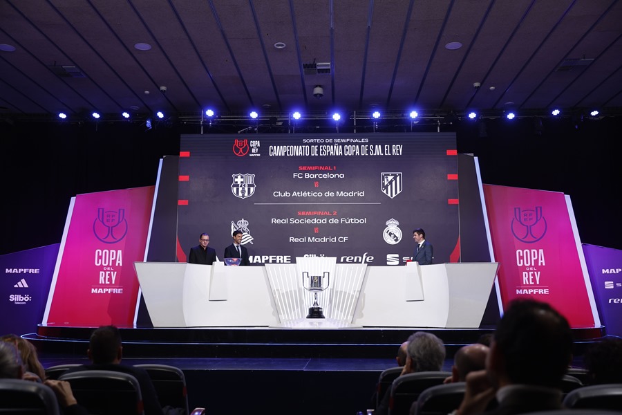 Sorteo para determinar los emparejamientos de las semifinales de la Copa del Rey
