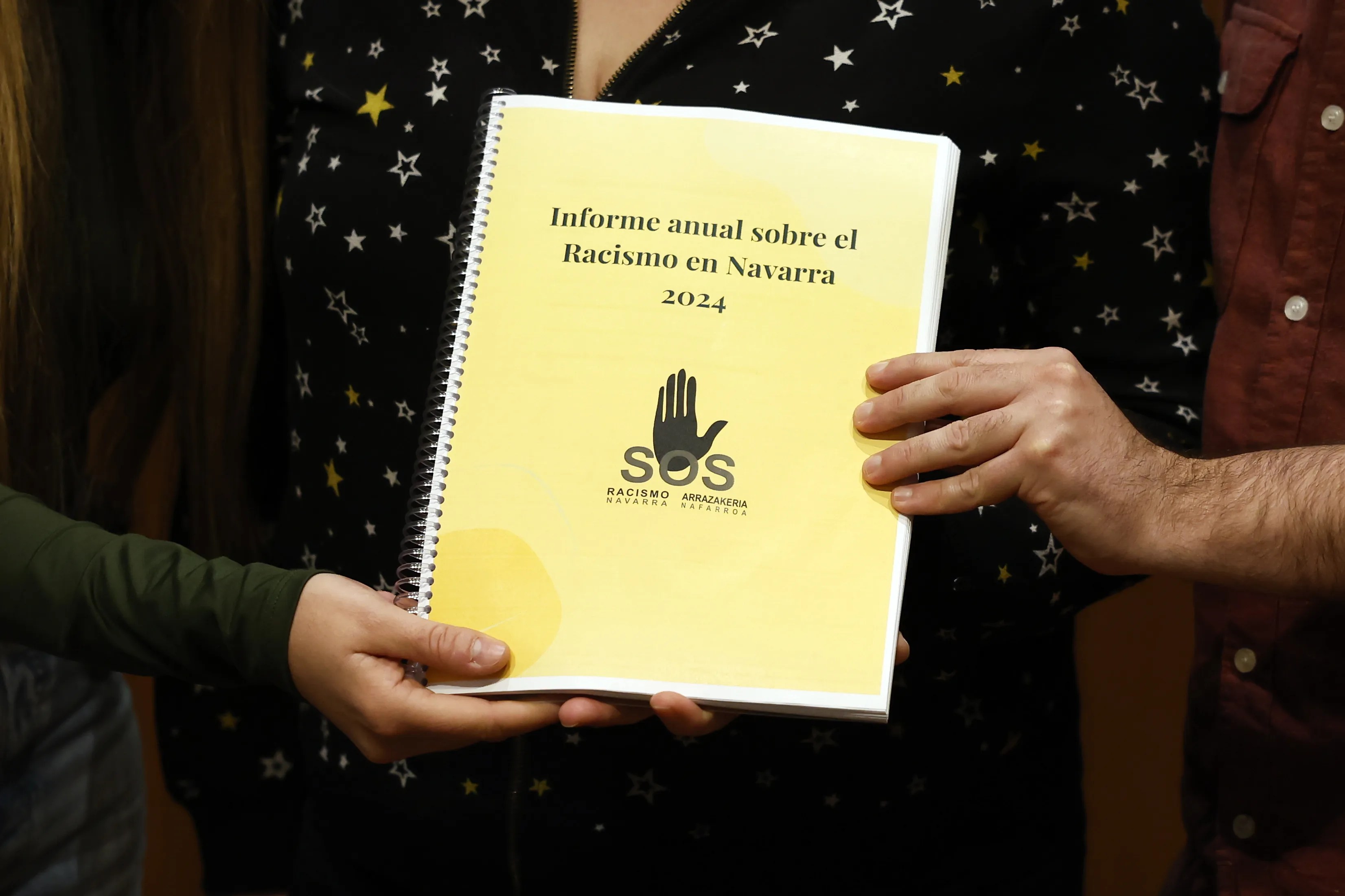 Imagen del informe de SOS Racismo en 2024