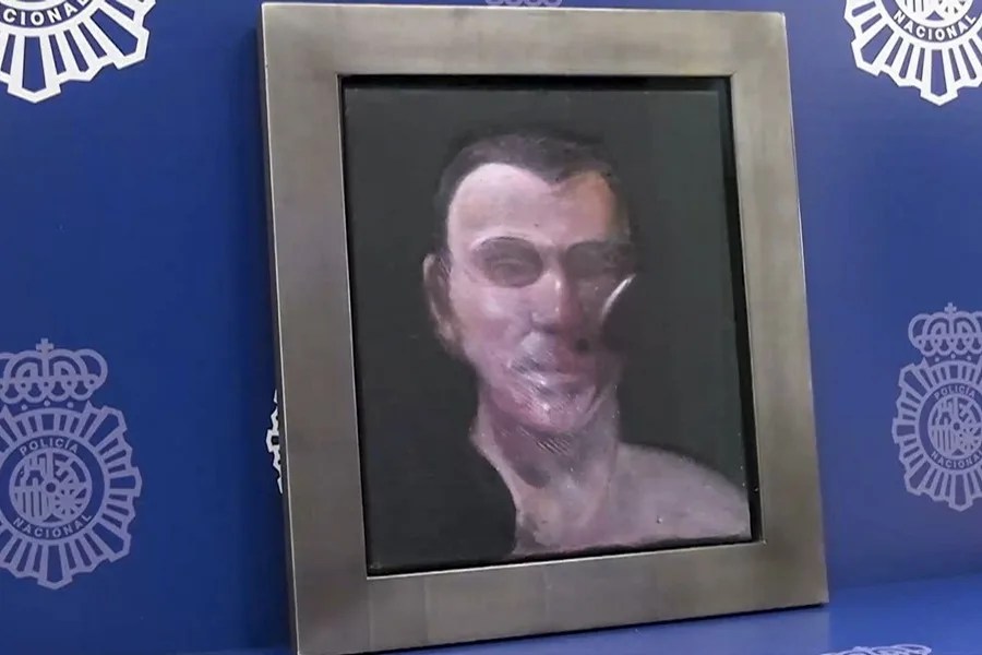 La Policía española ha detenido en Madrid a un hombre supuestamente implicado en el robo de cinco cuadros del artista británico Francis Bacon.