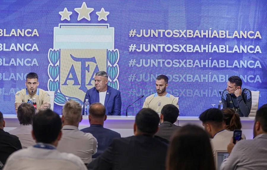La Selección Argentina anuncia partido solidario para ayudar a inundados de Bahía Blanca