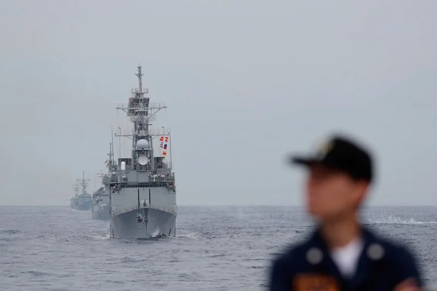 Un buque de guerra taiwanés choca con un pesquero chino frente a la costa oeste de la isla