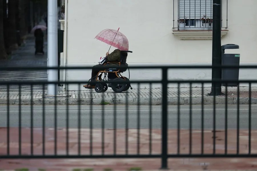 Lluvia en Málaga