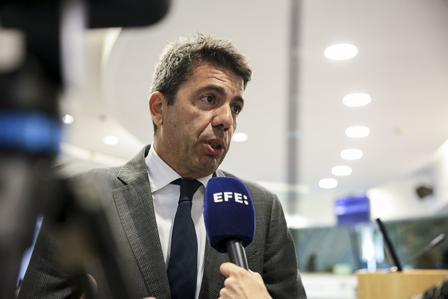 El president de la Generalitat, Carlos Mazón