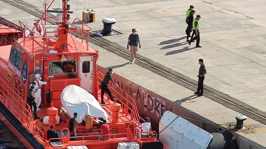Salvamento marítimo en una intervención en Baleares.