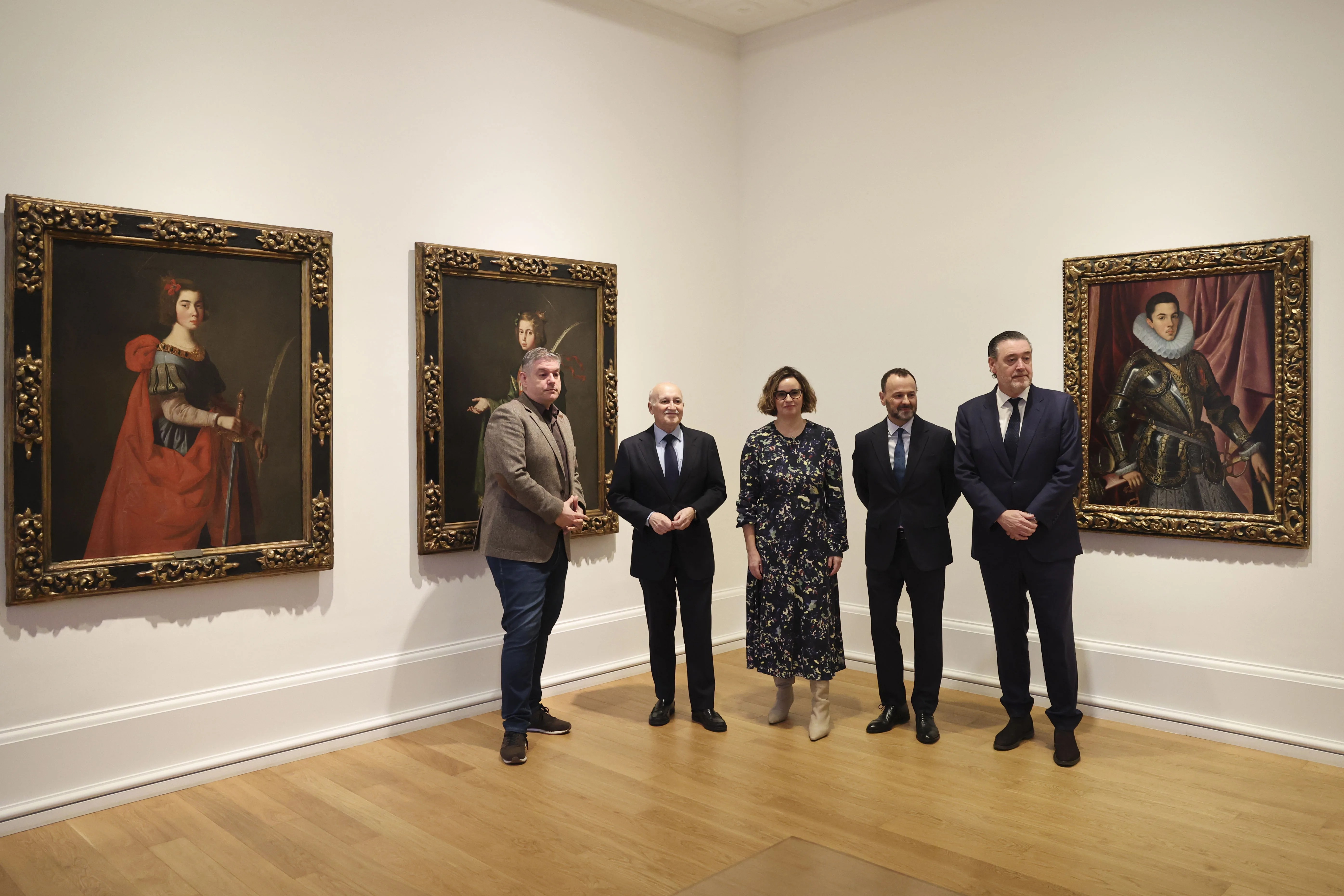 Presentación de la exposición "Obras maestras del arte español. Del Greco a Zuloaga'. EFE/Luis Tejido