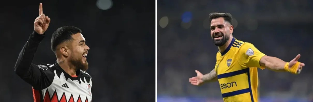 Paulo Díaz, pilar de River, y Milton Giménez, goleador de Boca, dudas para el Superclásico
