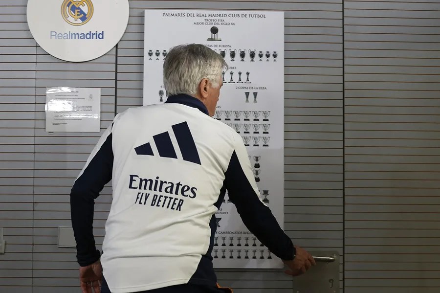 El entrenador del Real Madrid, Carlo Ancelotti