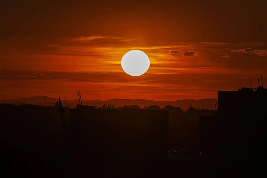 Atardece en Zaragoza