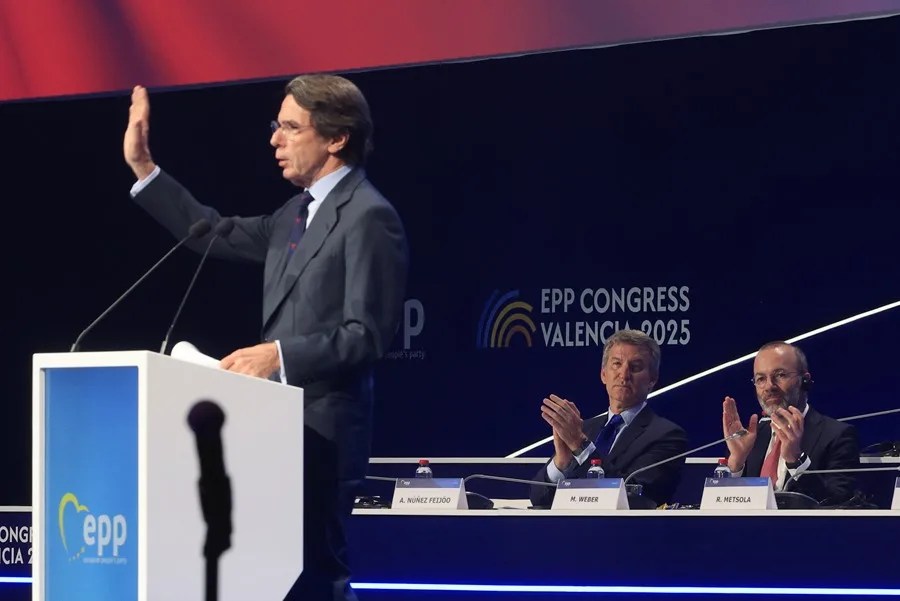 El expresidente del Gobierno José María Aznar