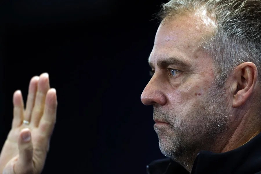 El entrenador del FC Barcelona, Hansi Flick