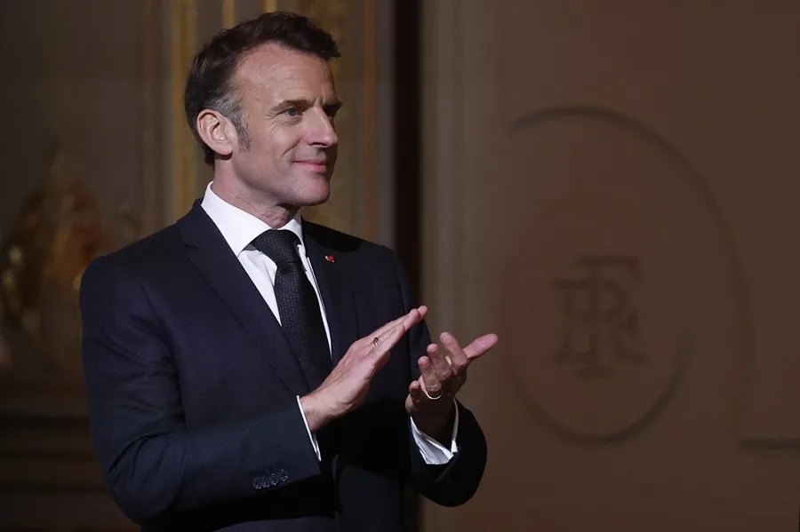 El presidente francés, Emmanuel Macron