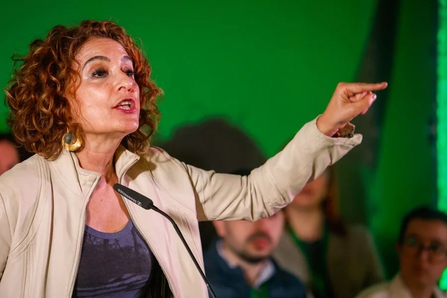 La ministra de Hacienda y secretaria general del PSOE-A, María Jesús Montero