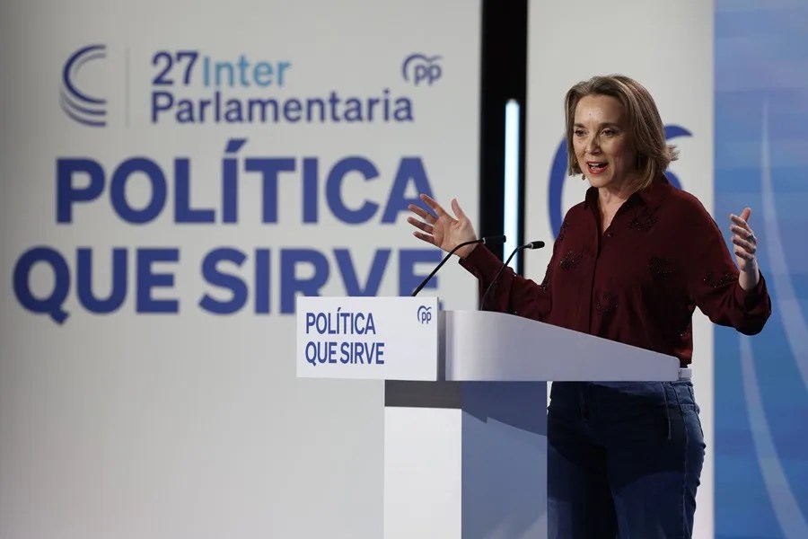 La secretaria general del Partido Popular, Cuca Gamarra.