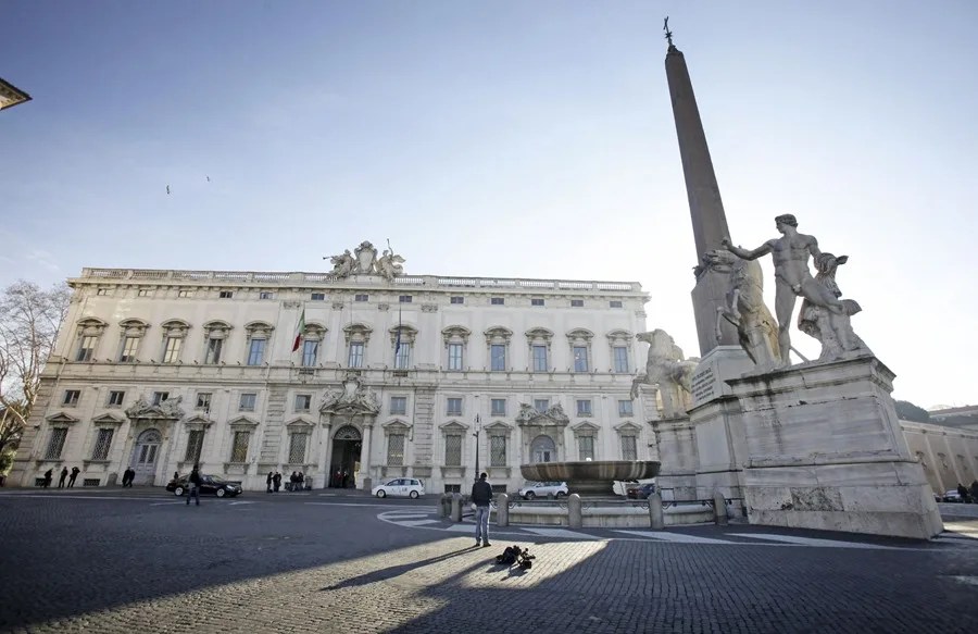 Vista general del Tribunal Constitucional italiano en Roma