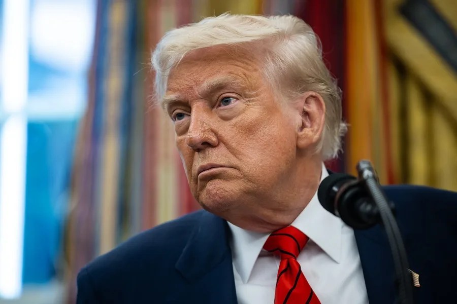 El presidente de Estados Unidos, Donald Trump, en un acto en la Casa Blanca, este 6 de mayo de 2025, desde donde reaccionó a la tensión entre India y Pakistán. EFE/Francis Chung/Pool